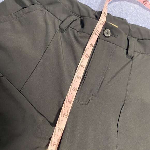 Duluth Trading Women's Black Pleated Flexellence Wide Leg Pants Size 14 - Picture 6 of 8